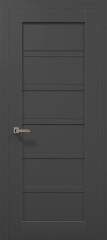 Ușă de interior ML 709 – Design echilibrat cu riflaje orizontale, finisaje premium / Millenium - Carlo Porte www.olivy.ro