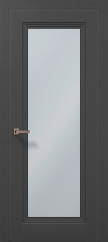 Ușă interior ML 715 – Cu sticlă satinată centrală, eleganță și lumină / Millenium - Carlo Porte www.olivy.ro