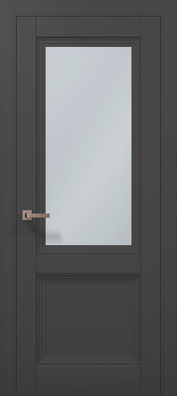 Ușă interior ML 717 – Eleganță clasică cu sticlă satinată / Millenium - Carlo Porte www.olivy.ro
