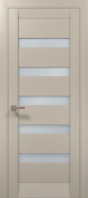 Ușă interior ML-02 – design modern cu inserții de sticlă satinată / Millenium - Carlo Porte www.olivy.ro