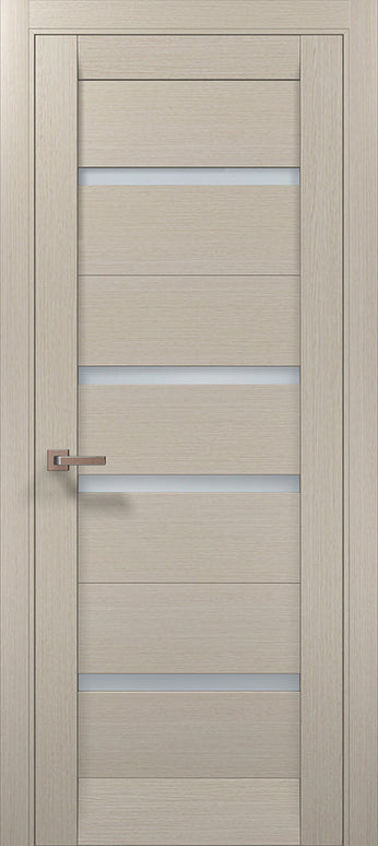 Ușă de interior ML 57 – Modernă, cu 4 inserții mate / Millenium - Carlo Porte www.olivy.ro