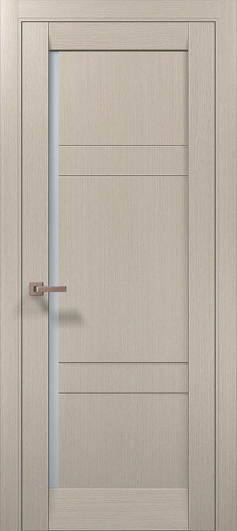 Ușă de interior ML-614 – cu panouri orizontale și geam satinat / Millenium - Carlo Porte www.olivy.ro