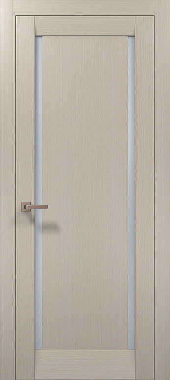 Ușă de interior ML-62 cu două benzi de sticlă satin – stil elegant / Millenium - Carlo Porte www.olivy.ro