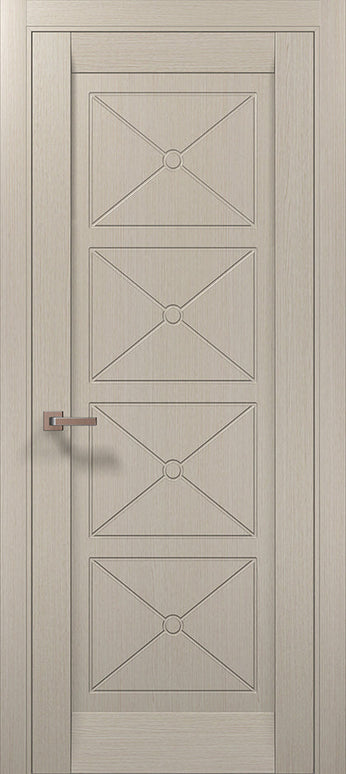 Ușă de interior ML 712 – Design simetric cu 4 panouri încrustate / Millenium - Carlo Porte www.olivy.ro