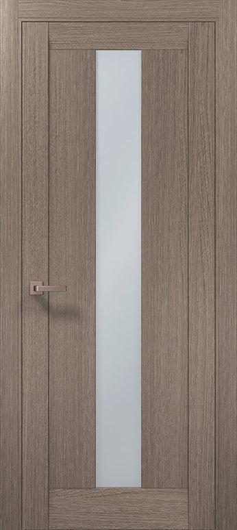 Ușa ML 01 – Minimalism cu sticlă satinată centrală / Millenium - Carlo Porte www.olivy.ro