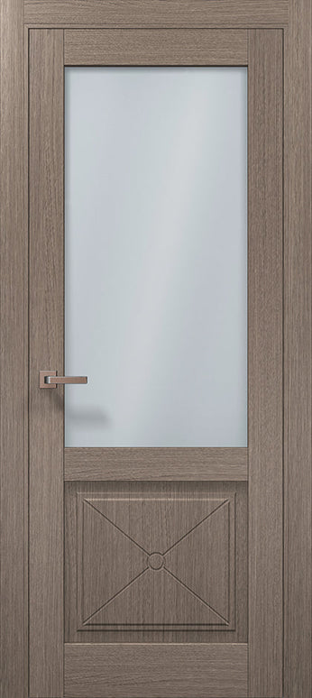 Ușa de Interior ML 1102 – Ușa cu geam satin și design în X / Millenium - Carlo Porte www.olivy.ro