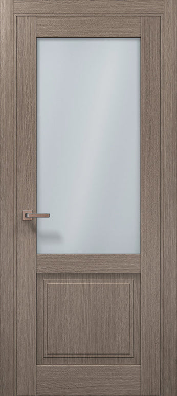 Ușă interior ML 11 – Eleganță cu panou vitrat mat / Millenium - Carlo Porte www.olivy.ro