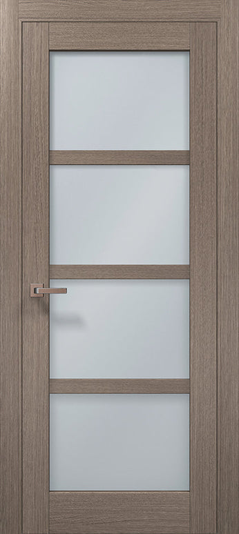 Ușă interior ML 32 – Stil modern cu panouri vitrate mate / Millenium - Carlo Porte www.olivy.ro