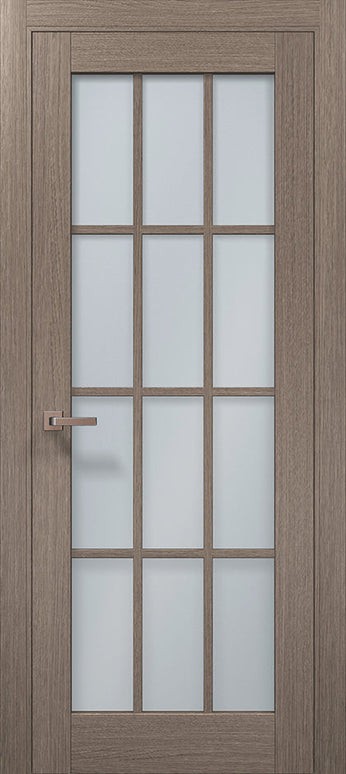 Ușă interior ML-37 – Eleganță clasică cu sticlă satinată în 10 ochiuri / Millenium - Carlo Porte www.olivy.ro