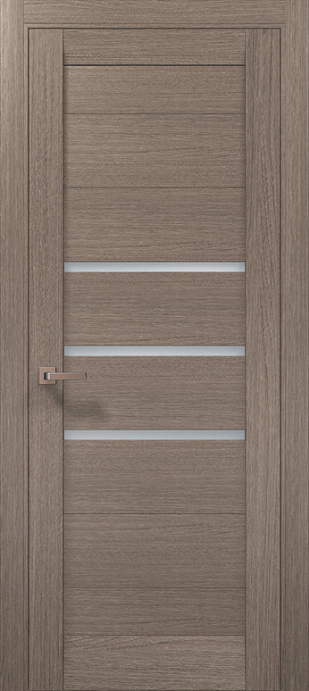 Ușă Interior ML-55 – Design Modern cu 3 Inserții Satinate / Millenium - Carlo Porte www.olivy.ro