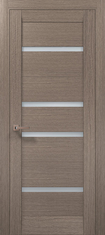 Ușă de interior ML 57 – Modernă, cu 4 inserții mate / Millenium - Carlo Porte www.olivy.ro