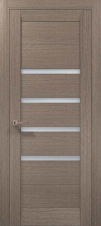 Ușă Interior ML-59 – Design Modern cu 4 Inserții Satinate / Millenium - Carlo Porte www.olivy.ro