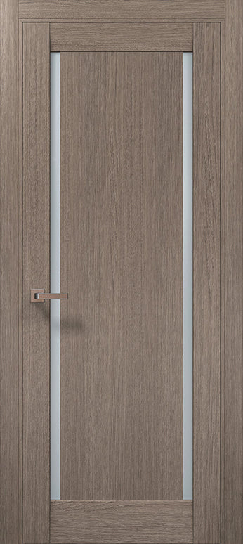 Ușă de interior ML-62 cu două benzi de sticlă satin – stil elegant / Millenium - Carlo Porte www.olivy.ro