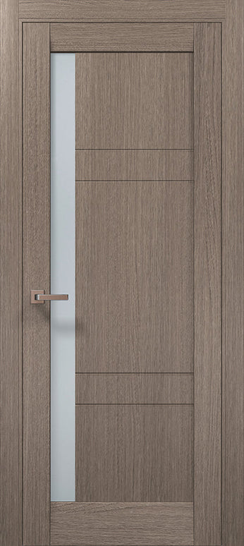 Ușă de interior Millenium ML 644 – Eleganță echilibrată cu fereastră verticală laterală / Millenium - Carlo Porte www.olivy.ro