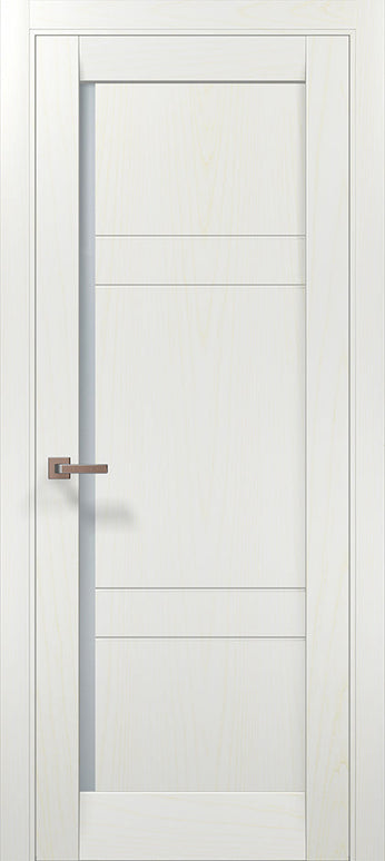 Ușă de interior ML-614 – cu panouri orizontale și geam satinat / Millenium - Carlo Porte www.olivy.ro