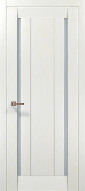 Ușă de interior ML-622 – geam mat dublu + riflaje verticale, design modern / Millenium - Carlo Porte www.olivy.ro