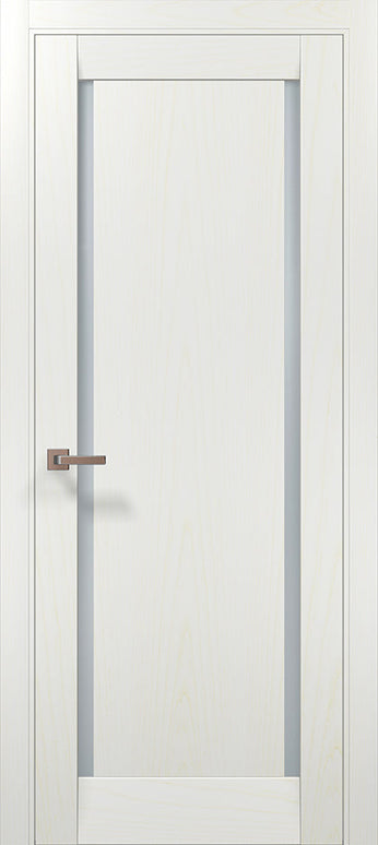 Ușă de interior ML-62 cu două benzi de sticlă satin – stil elegant / Millenium - Carlo Porte www.olivy.ro