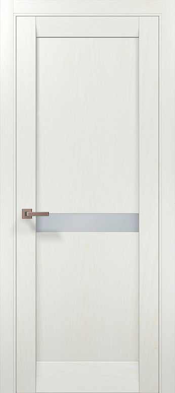 Ușă interior ML-63 cu inserție satinată – Eleganță minimalistă si accent modern / Millenium - Carlo Porte www.olivy.ro