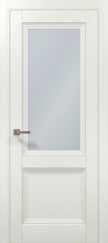 Ușă interior ML 717 – Eleganță clasică cu sticlă satinată / Millenium - Carlo Porte www.olivy.ro