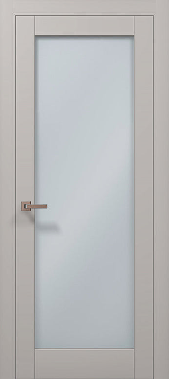 Ușă interior ML 00 Satin – Design full sticlă mată / Millenium - Carlo Porte www.olivy.ro