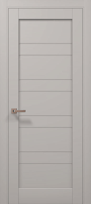 Ușă interior ML 708 – Design modern cu riflaje multiple si 6 culori premium / Millenium - Carlo Porte www.olivy.ro