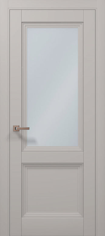 Ușă interior ML 717 – Eleganță clasică cu sticlă satinată / Millenium - Carlo Porte www.olivy.ro