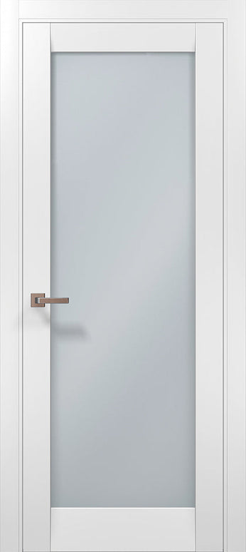 Ușă interior ML 00 Satin – Design full sticlă mată / Millenium - Carlo Porte www.olivy.ro