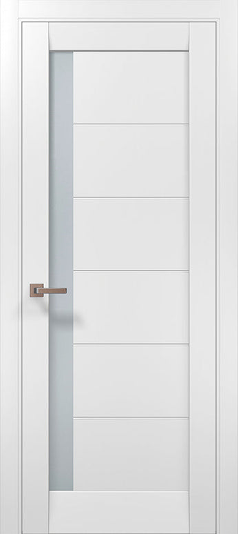 Ușă interior Millenium ML-643 – Design modern cu fereastră laterală elegantă / Millenium - Carlo Porte www.olivy.ro