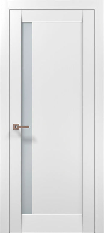 Ușă de interior ML 64 – Eleganță Minimalistă cu Geam Lateral / Millenium - Carlo Porte www.olivy.ro