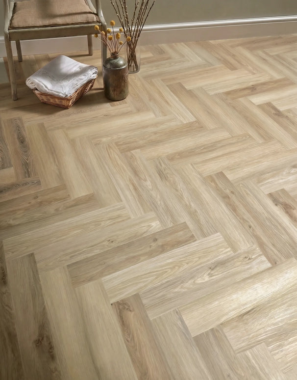 Parchet SPC Herringbone Natural Oak 431 – 625x127x6.5 mm