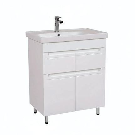 Set baie Omega – mască pe pardoseală cu lavoar ceramic