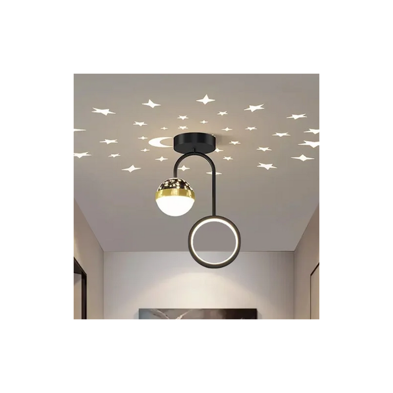 Plafonieră LED Cer Înstelat Negru  9200 LMX