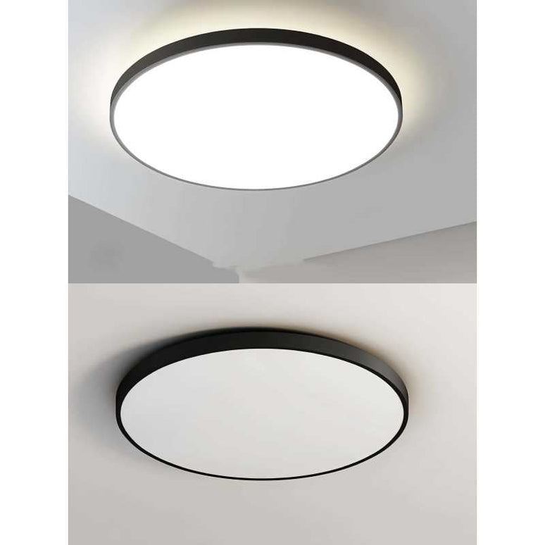 Plafonieră LED IP44 40W Ultra Slim – Lumină Puternică și Design Modern DS01-400MM-40W BK LMX