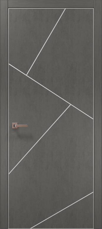 Ușă interior PL 15 – Design geometric avangardist, stil arhitectural urban / Plato - Carlo Porte www.olivy.ro
