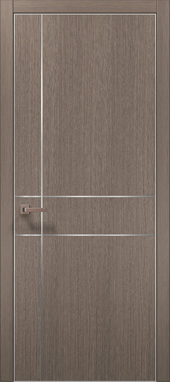 Ușă de interior PL 30 – Design geometric modern cu linii fine / Plato - Carlo Porte www.olivy.ro