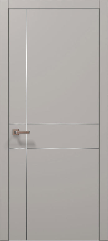 Ușă de interior PL 30 – Design geometric modern cu linii fine / Plato - Carlo Porte www.olivy.ro