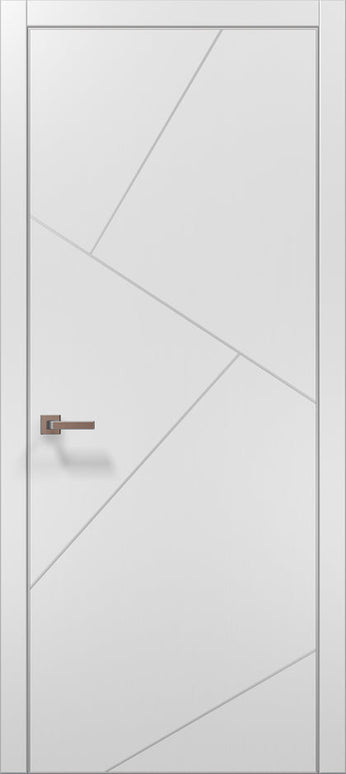 Ușă interior PL 15 – Design geometric avangardist, stil arhitectural urban / Plato - Carlo Porte www.olivy.ro