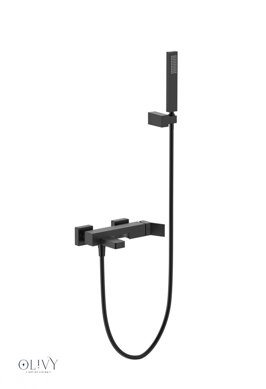 Set duș complet și cada – coloana de duș cu baterie, cap fix de cada