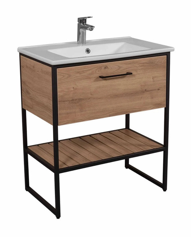 Mobilier baie pe pardoseală Loft Scandi Seville – Design Nordic