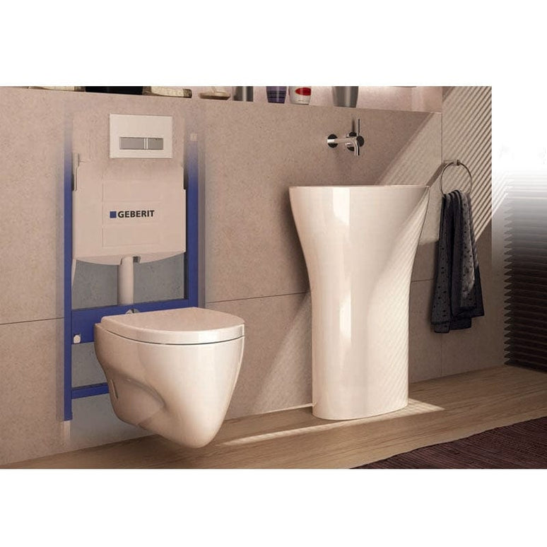 Set rezervor Geberit Sigma 12cm cu set fixare si set antifonare, rama Duofix, pentru wc suspendat