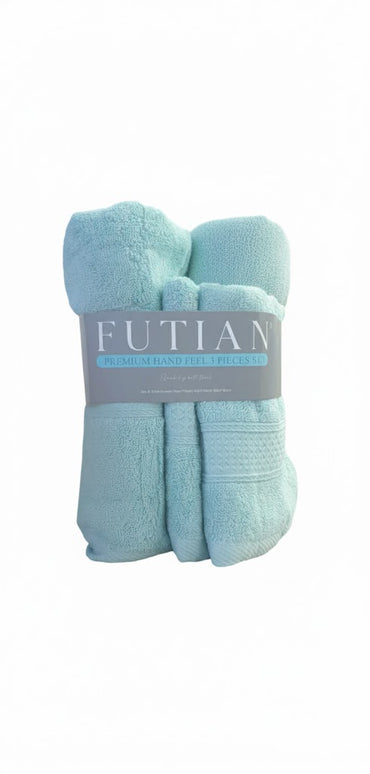 SET PROSOAPE BAIE din bumbac 100%, MENTA, 3 piese, moale și absorbant