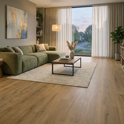 Parchet SPC Smoked Oak 560 – 1220x183x6,5 mm