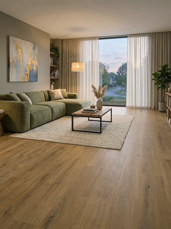 Parchet SPC Smoked Oak 560 – 1220x183x6,5 mm