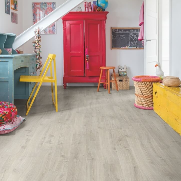 Parchet laminat Quick Step Eligna 8 mm 3580 Stejar Newcastle gri