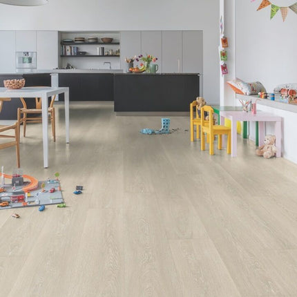 Parchet laminat Quick Step Majestic 9,5 mm 3554 Stejar Valley bej deschis