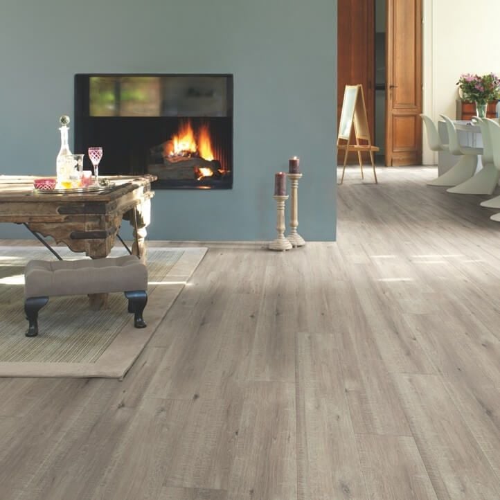 Parchet laminat Quick Step Impressive Ultra 12 mm 1858 Stejar gri taiat cu fierastraul