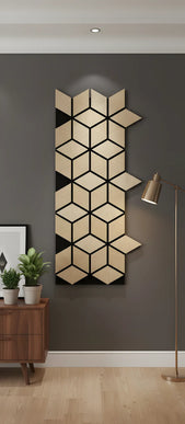 Panou riflaj decorativ Cubic Wood - stejar natur XYPT-12