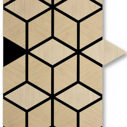 Panou riflaj decorativ Cubic Wood - stejar natur XYPT-12