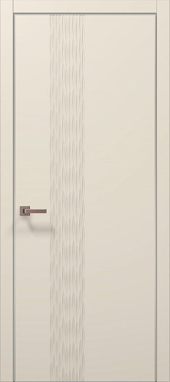Ușă interior design sculptat ST-12 –  model 3D vertical / Style - Carlo Porte www.olivy.ro