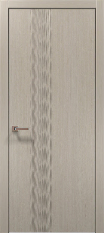 Ușă interior design sculptat ST-12 –  model 3D vertical / Style - Carlo Porte www.olivy.ro